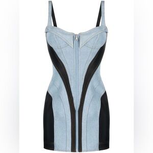 Brand new never worn denim dress Mugler.